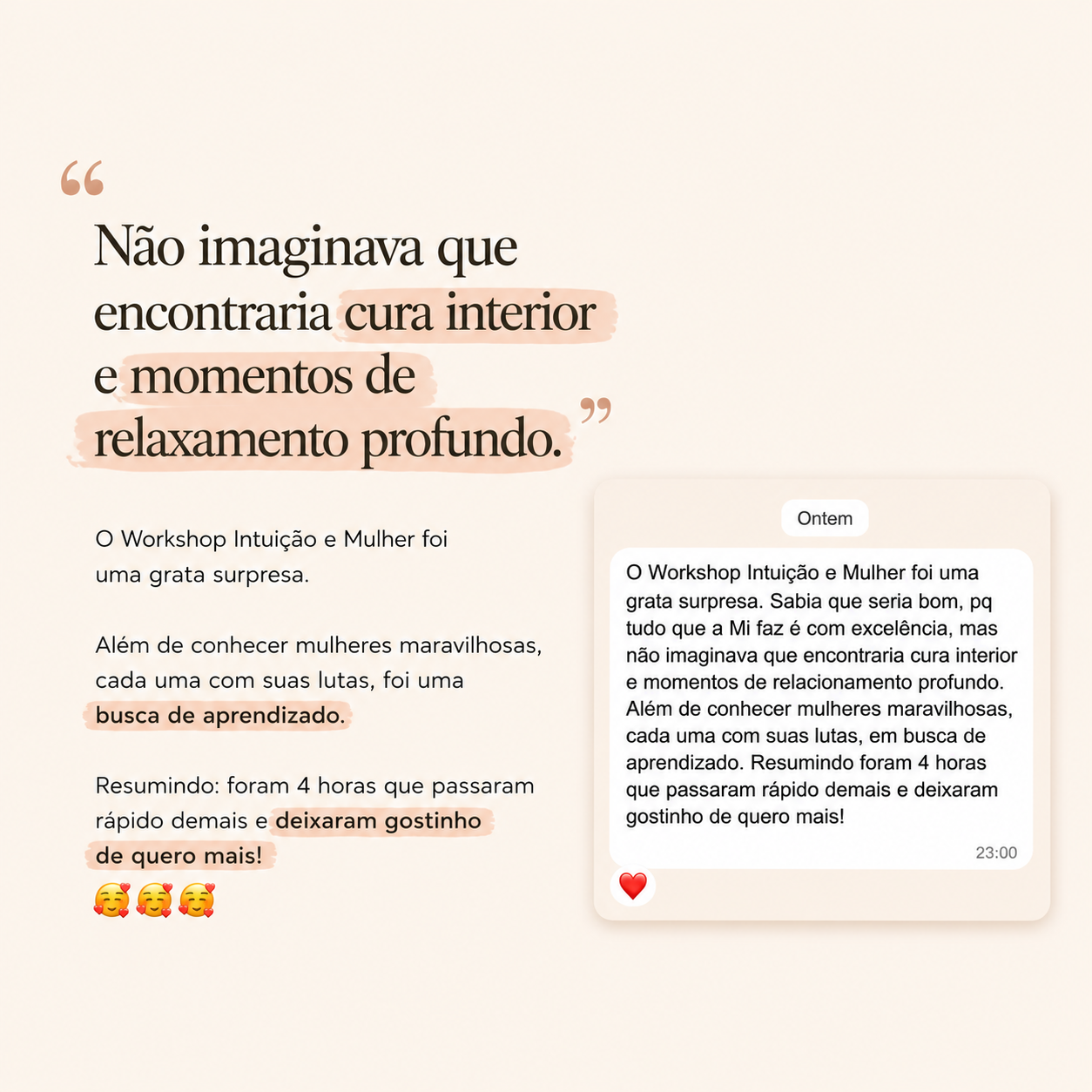 Depoimento de participante 3