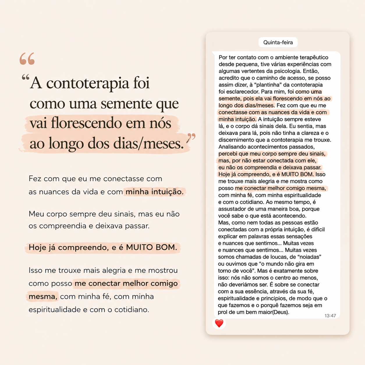 Depoimento de participante 2